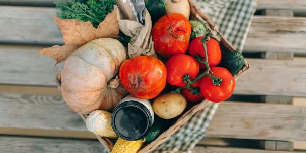 panier familiale de légumes